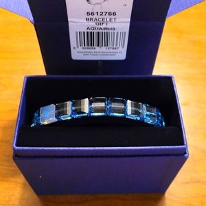 Swarovski Aqua Crystal Bracelet